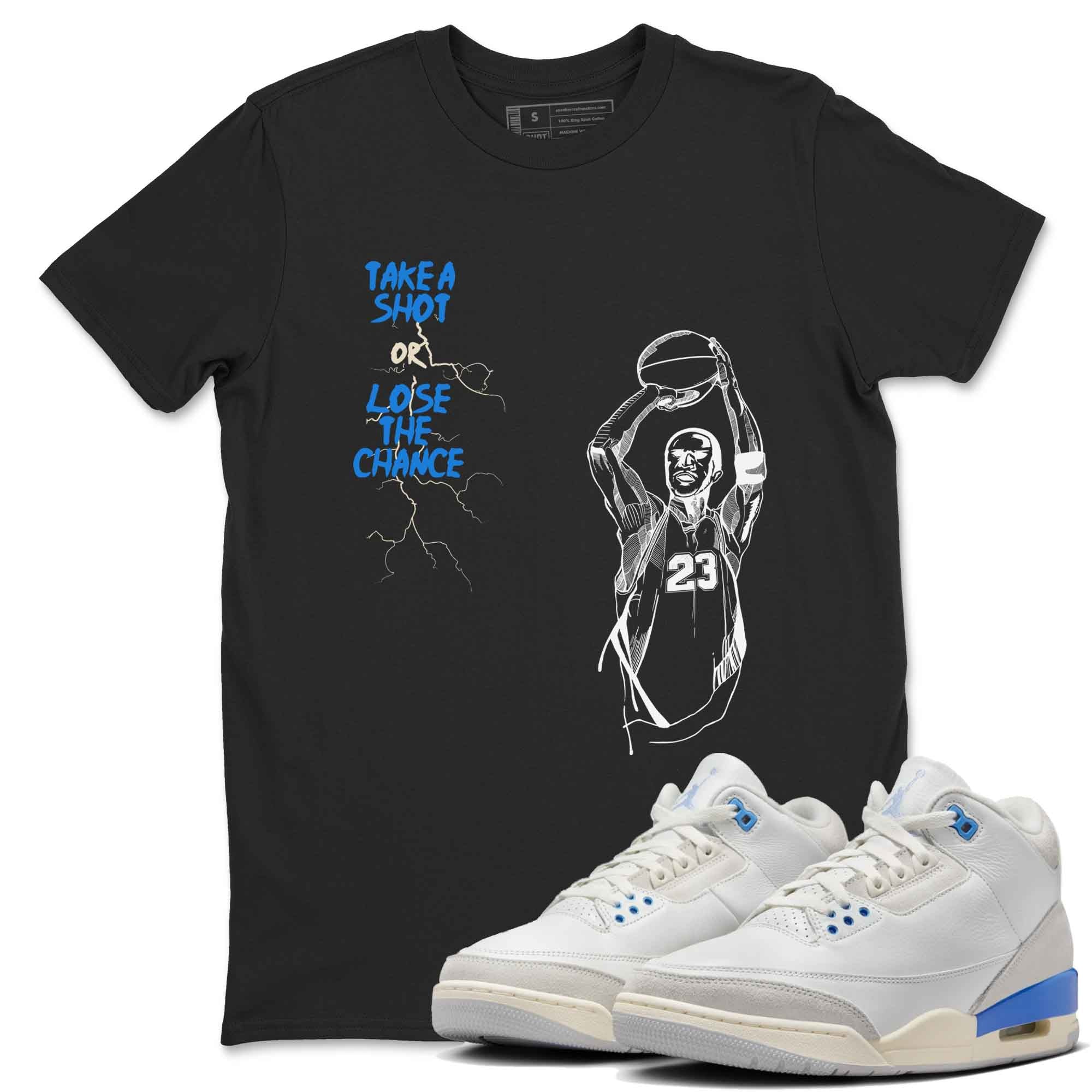 Take A Shot snkmatch Tees - Air Jordan 3 Lucky Shorts