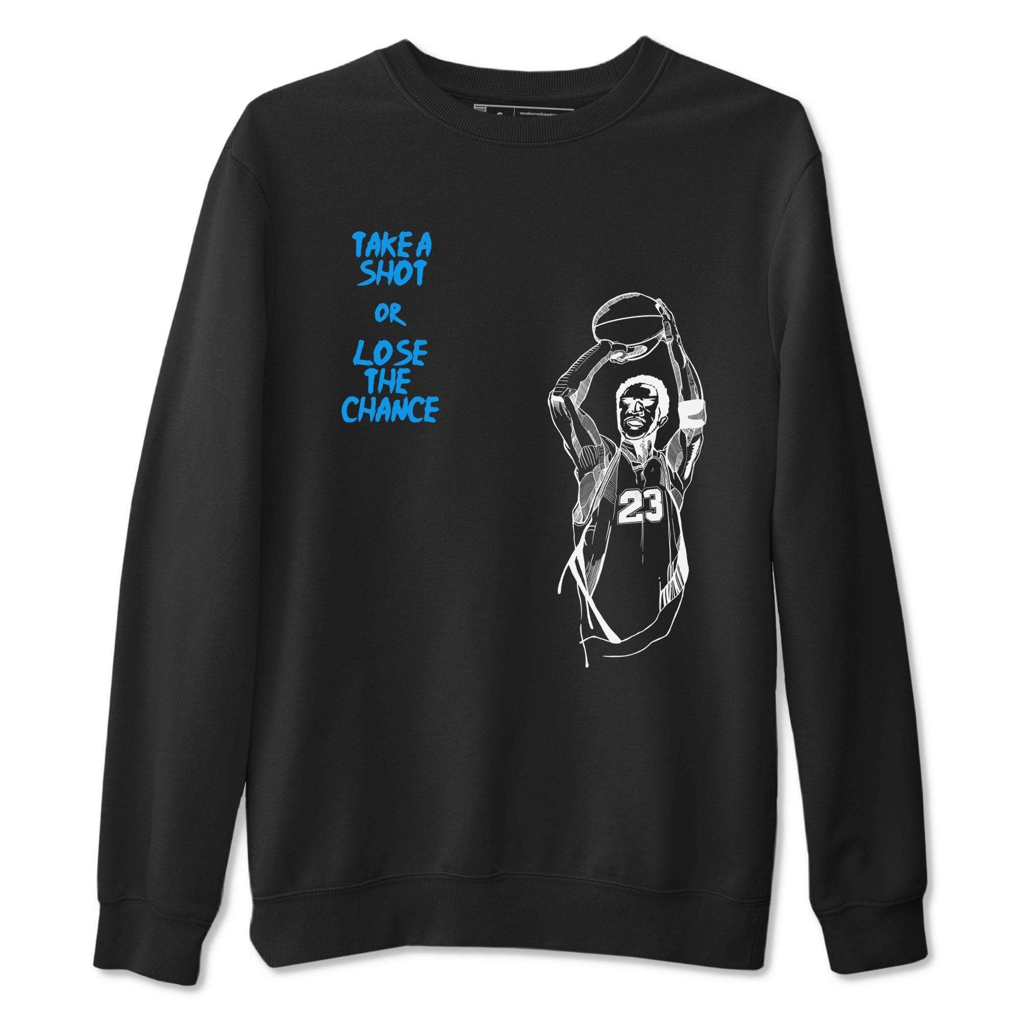 Take A Shot snkmatch Tees - Air Jordan 4 Military Blue