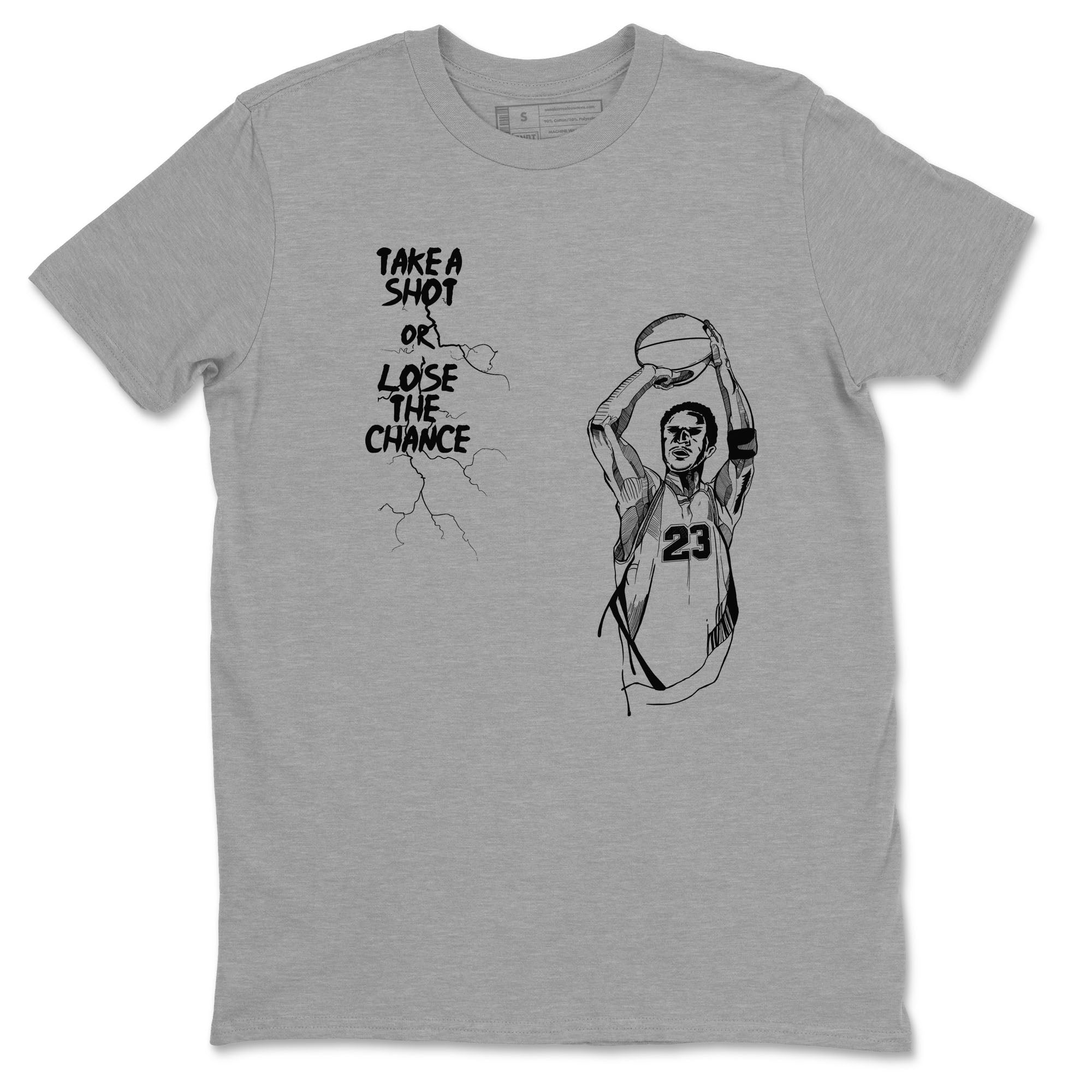 Take A Shot snkmatch Tees - Air Jordan 4 White Thunder