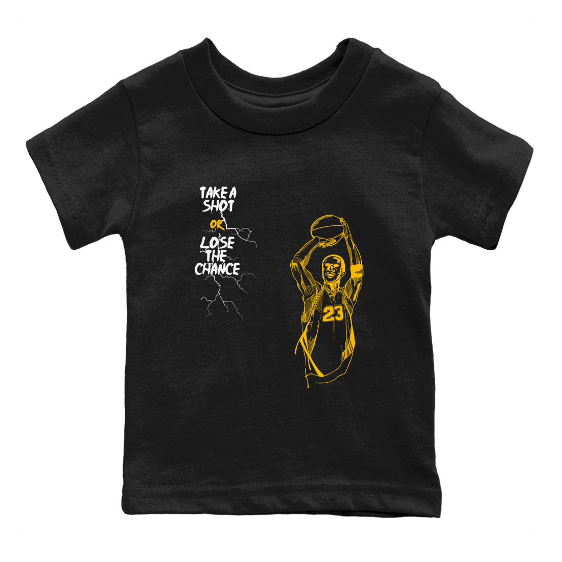 Take A Shot snkmatch Tees Kids - Dunk High Pollen