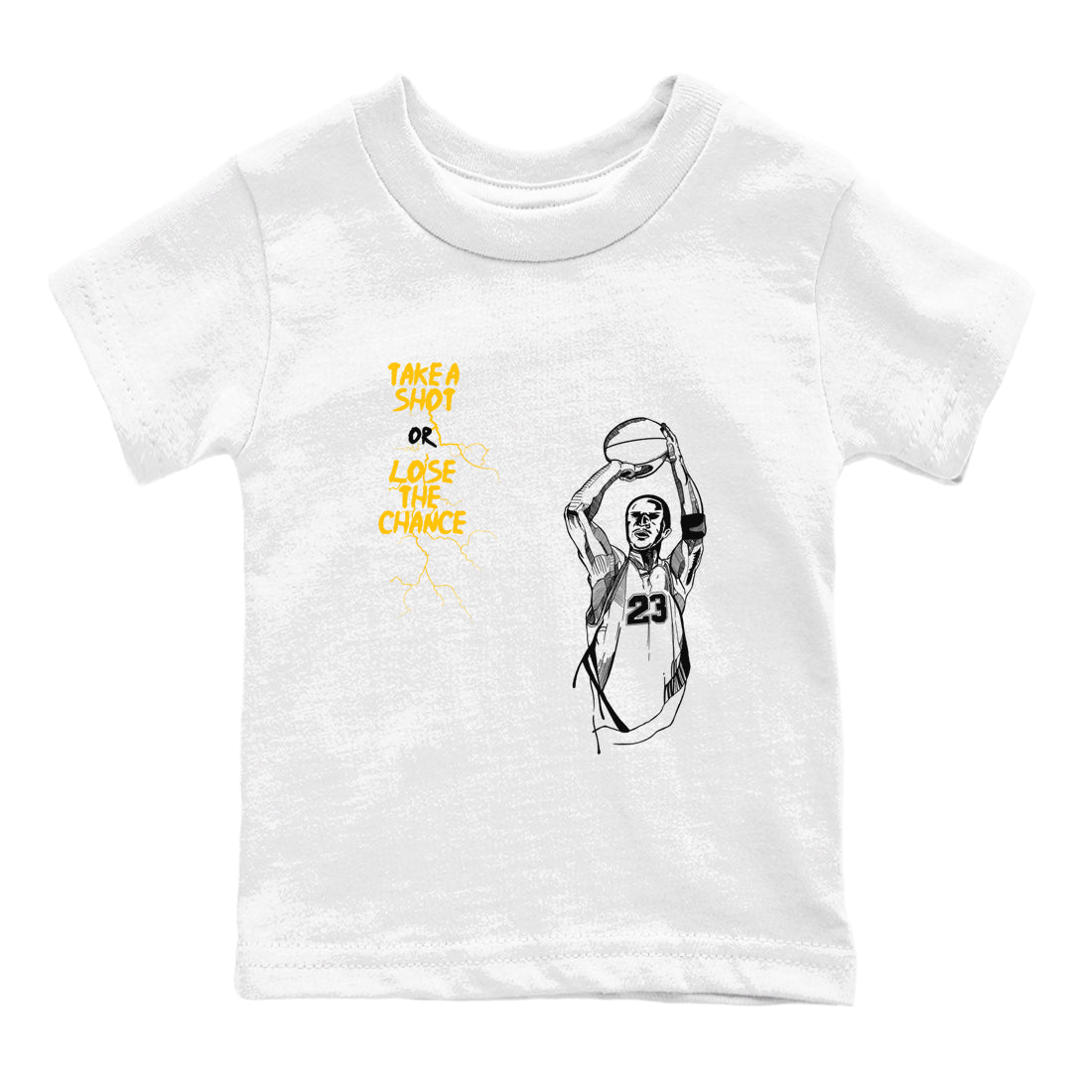 Take A Shot snkmatch Tees Kids - Dunk High Pollen