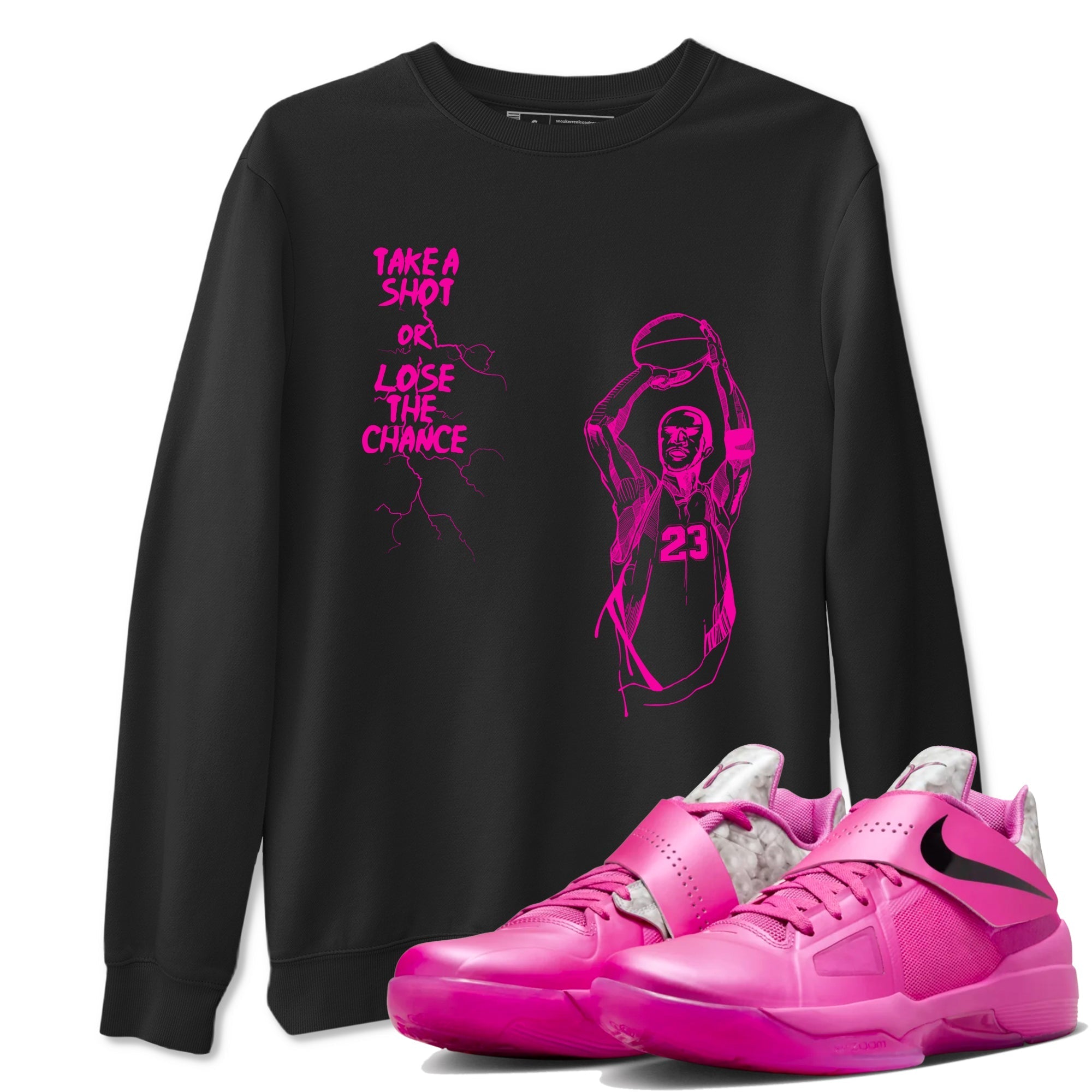 Take A Shot snkmatch Tees - Nike KD 4 Aunt Pearl