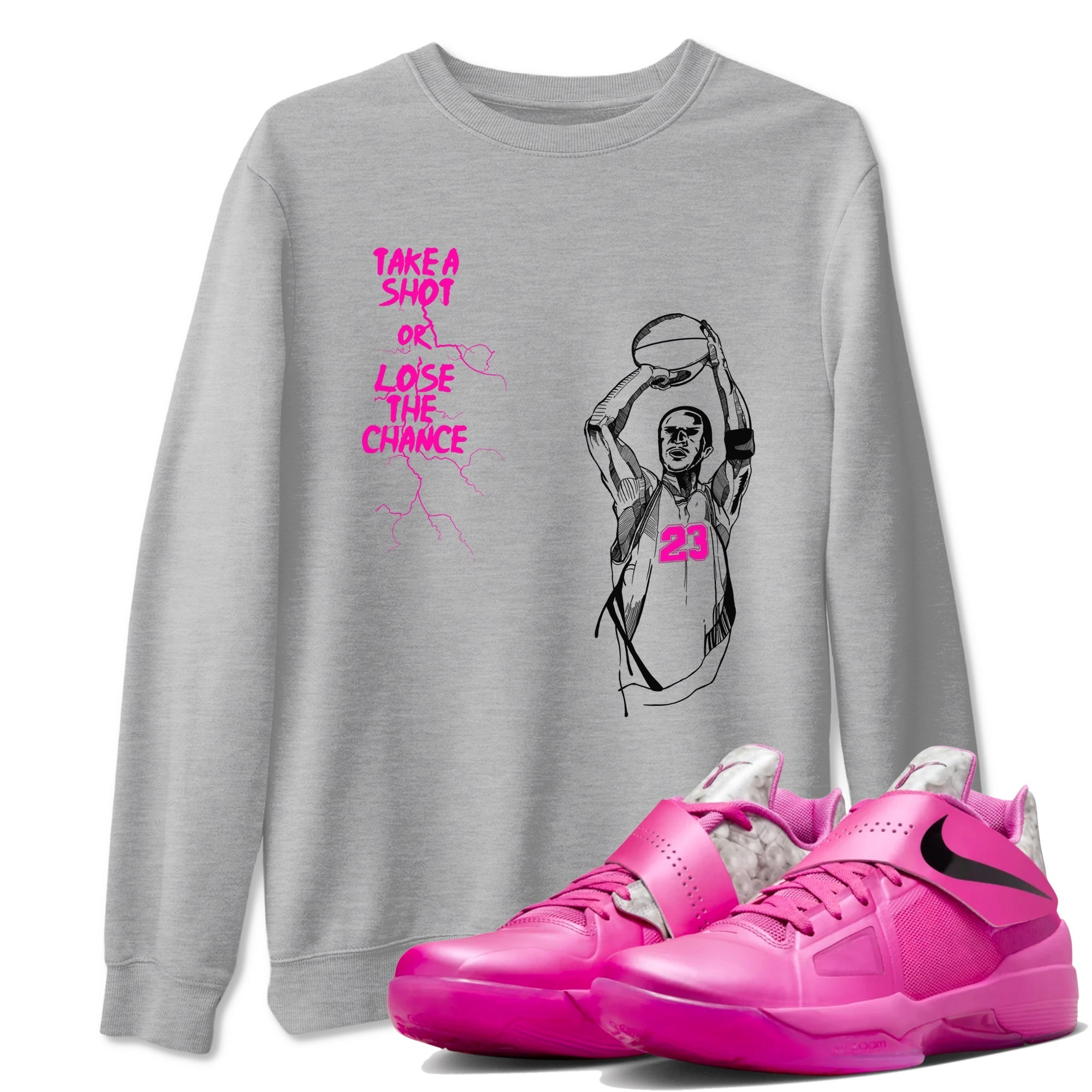 Take A Shot snkmatch Tees - Nike KD 4 Aunt Pearl