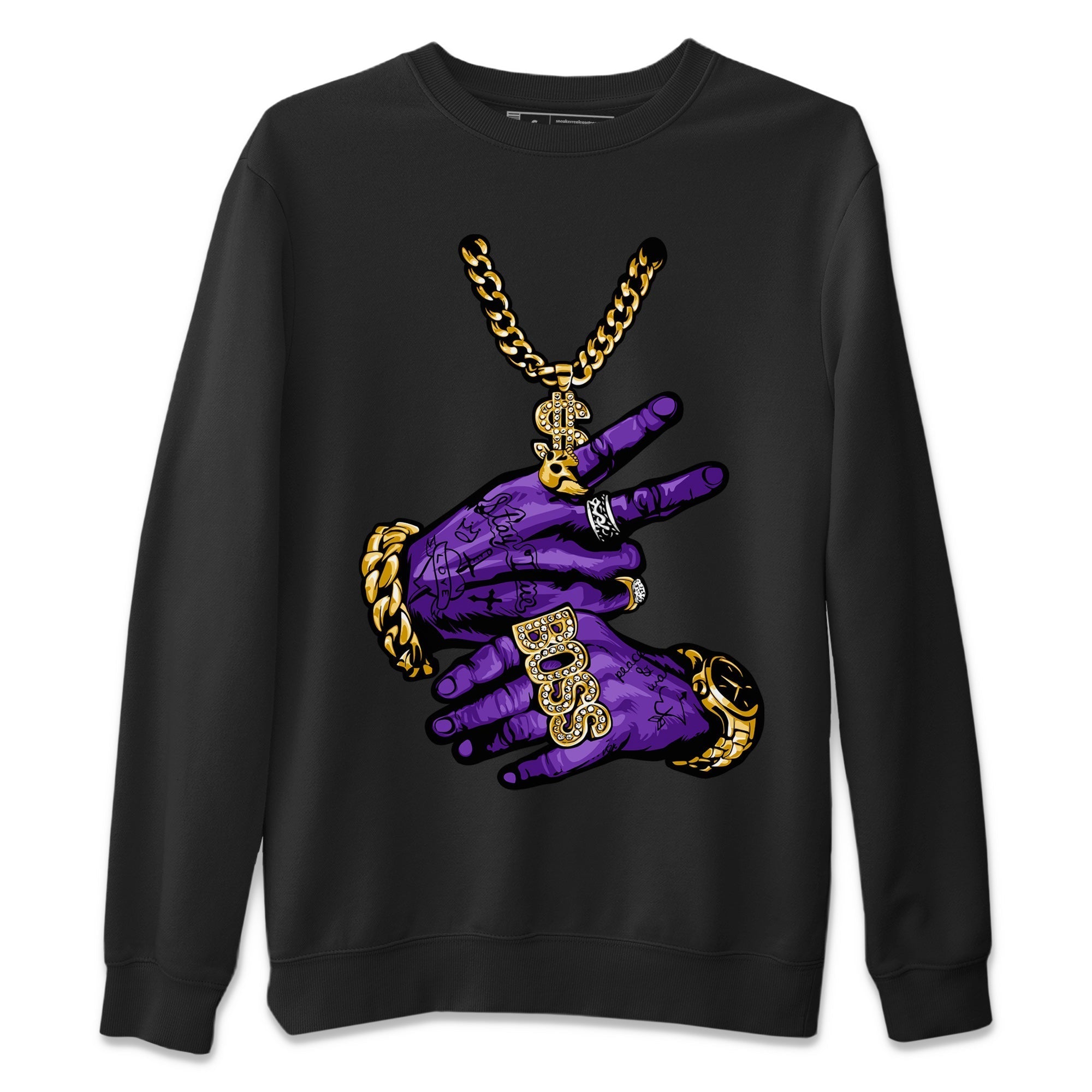 Tattoo Hands Unisex Tops - Air Jordan 12 Field Purple