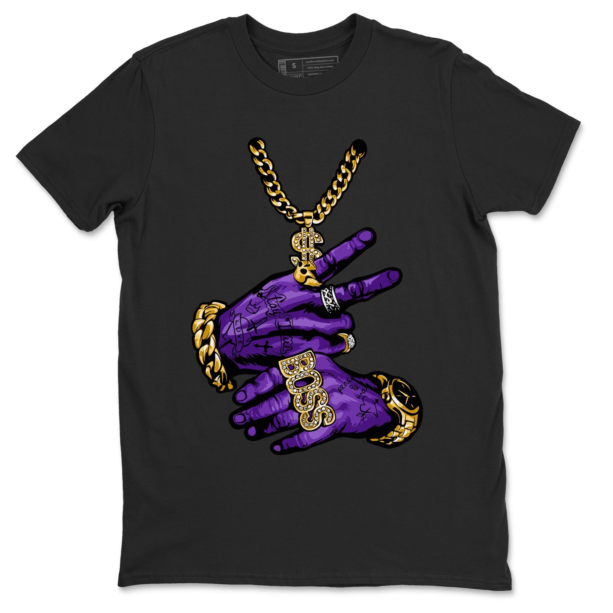 Tattoo Hands Unisex Tops - Air Jordan 12 Field Purple