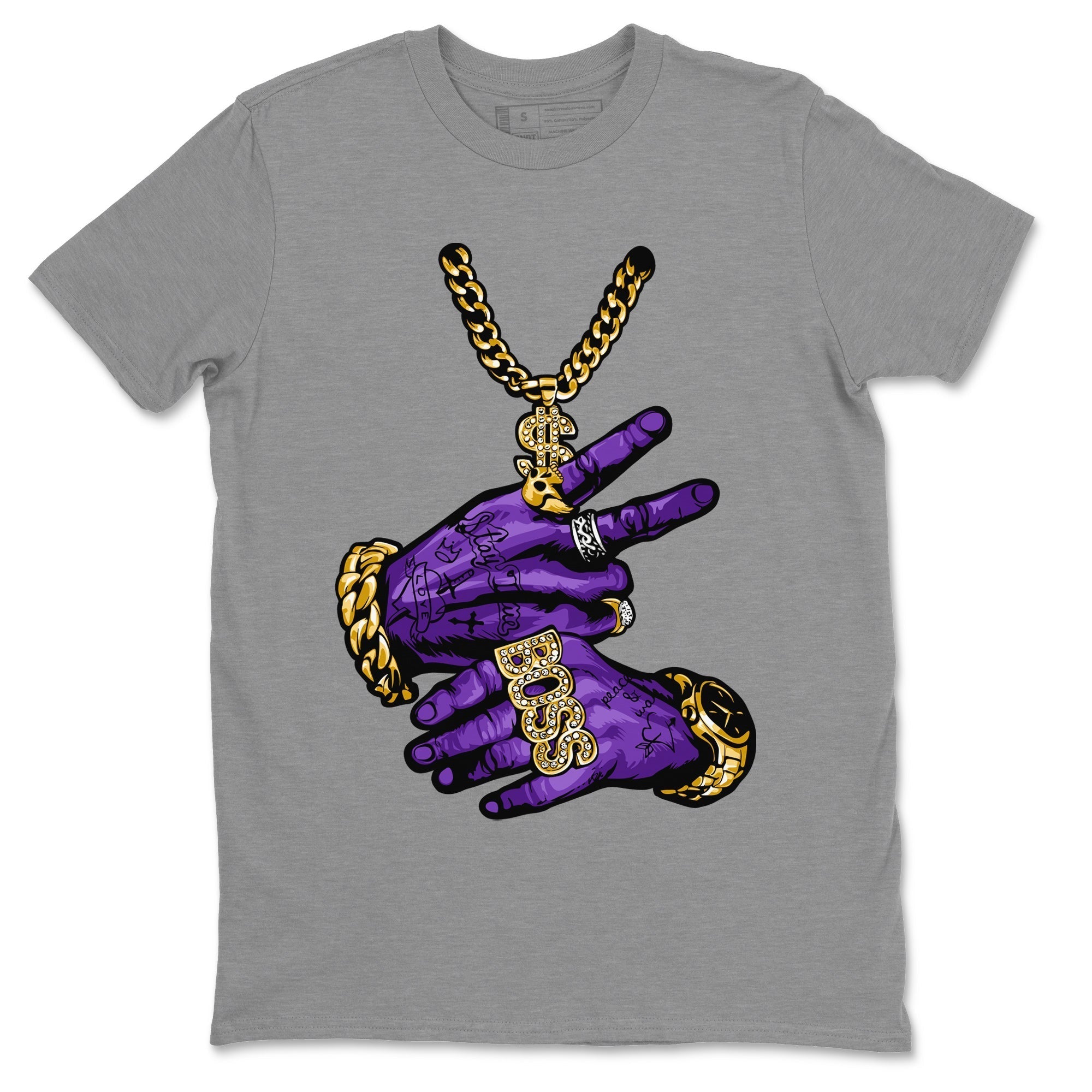 Tattoo Hands Unisex Tops - Air Jordan 12 Field Purple