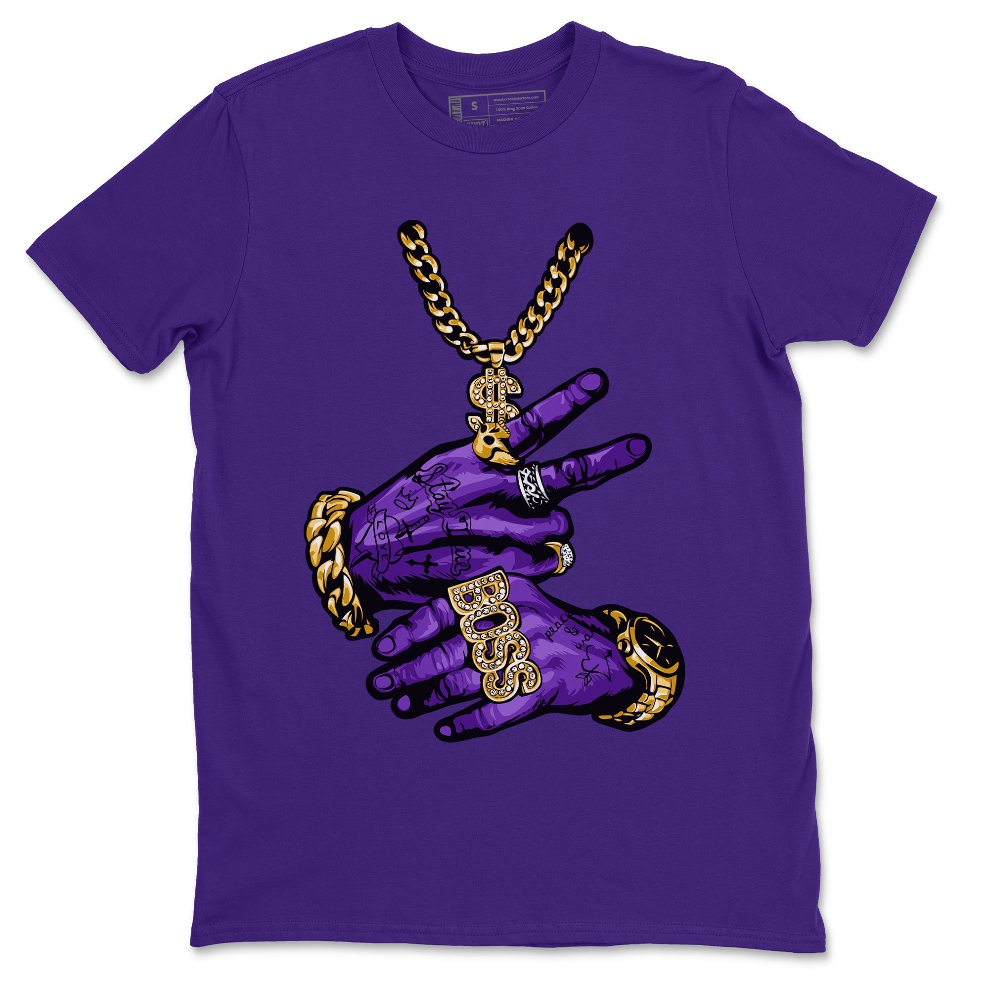Tattoo Hands Unisex Tops - Air Jordan 12 Field Purple