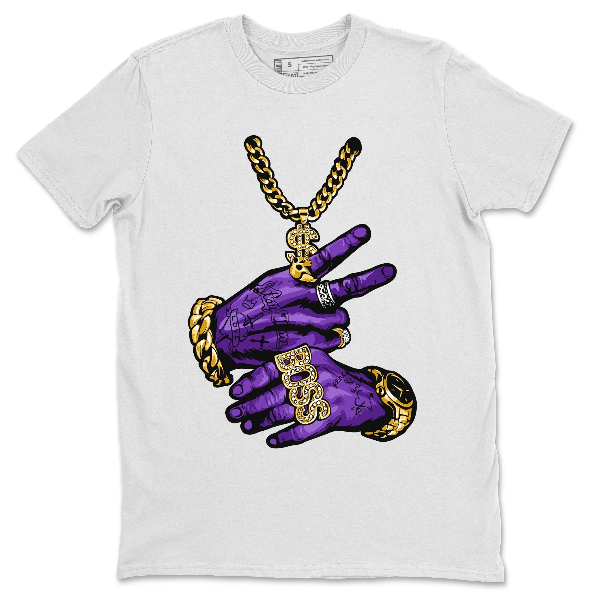 Tattoo Hands Unisex Tops - Air Jordan 12 Field Purple
