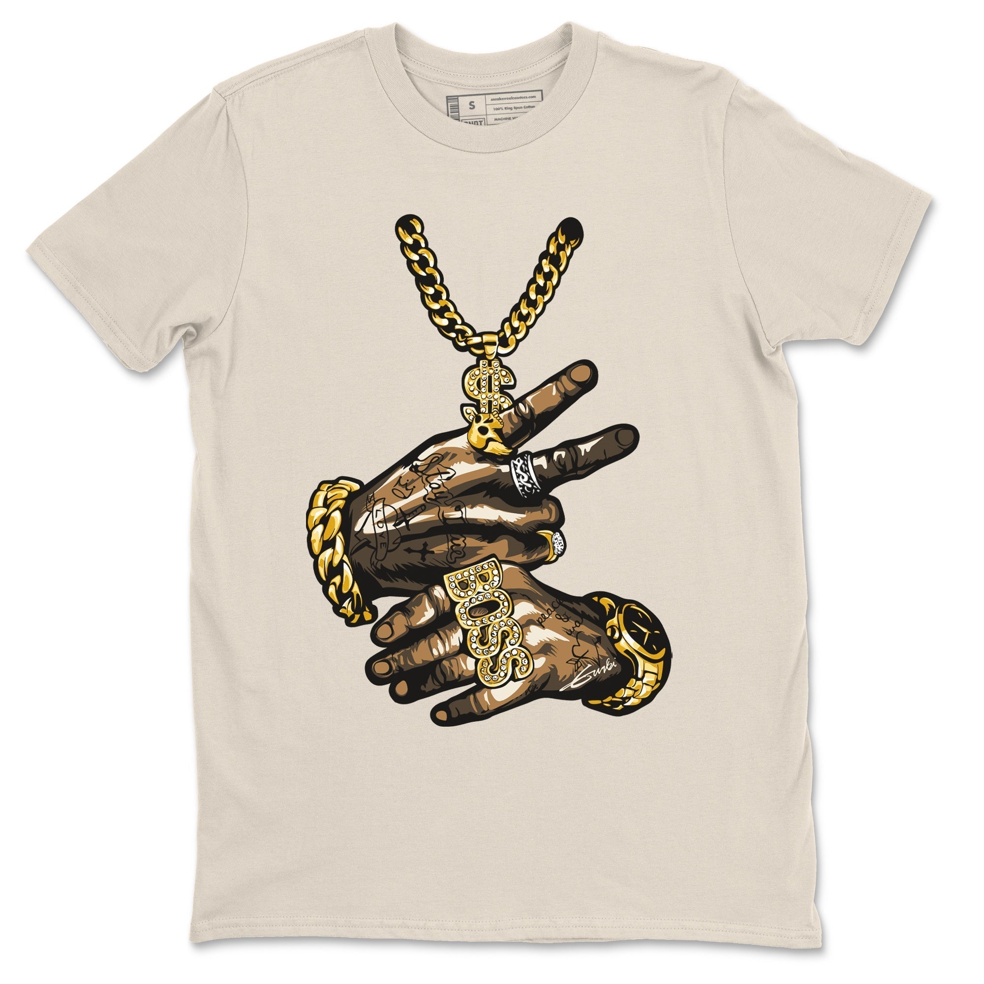 Tattoo Hands Unisex Tops - Air Jordan 3 Palomino