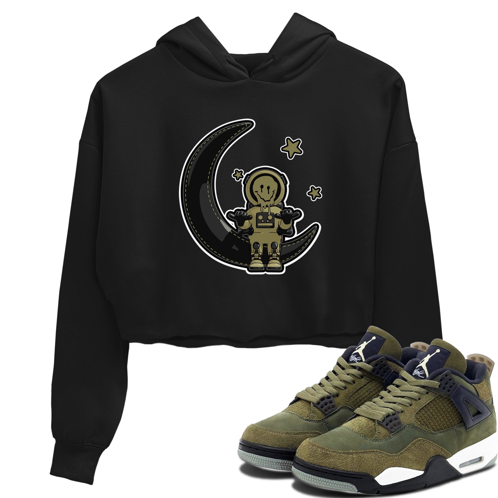 The Astronaut snkmatch Women's Top - Air Jordan 4 Medium Olive