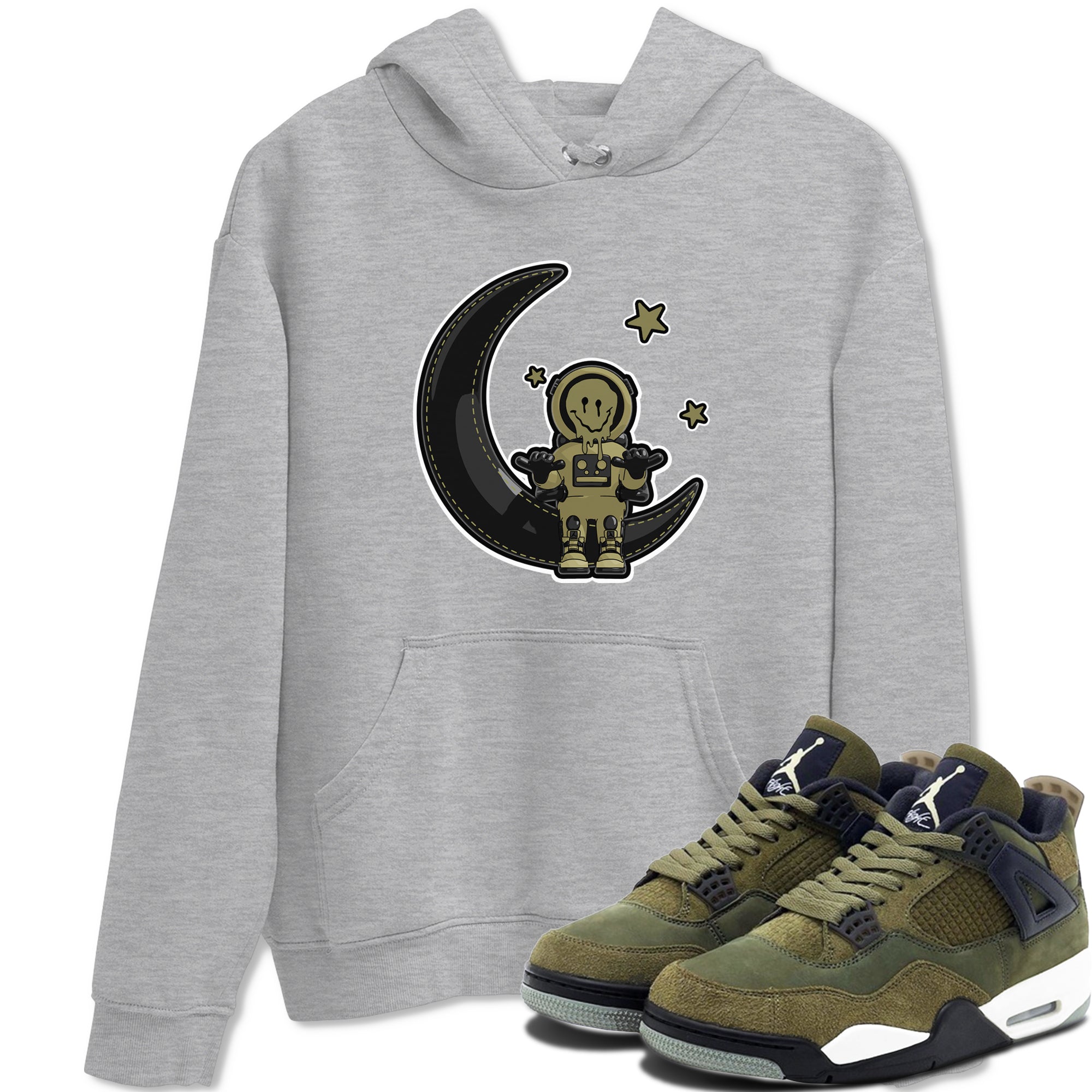 The Astronaut snkmatch Tee - Air Jordan 4 Medium Olive