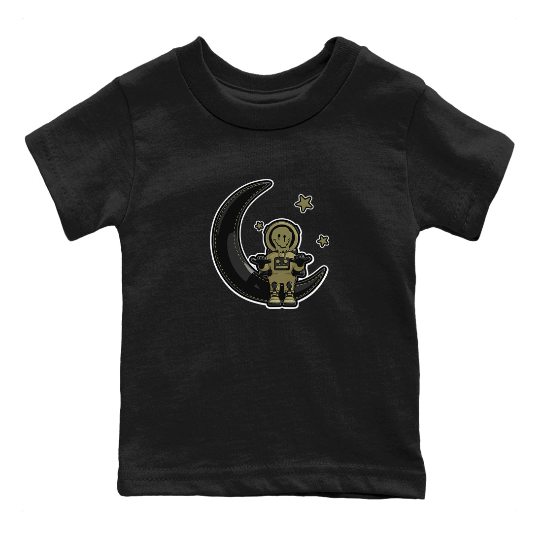 The Astronaut snkmatch Tee Kids - Air Jordan 4 Medium Olive