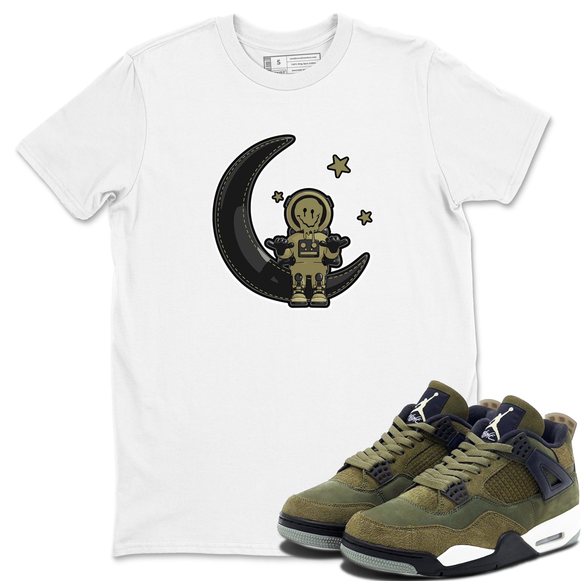 The Astronaut snkmatch Tee - Air Jordan 4 Medium Olive