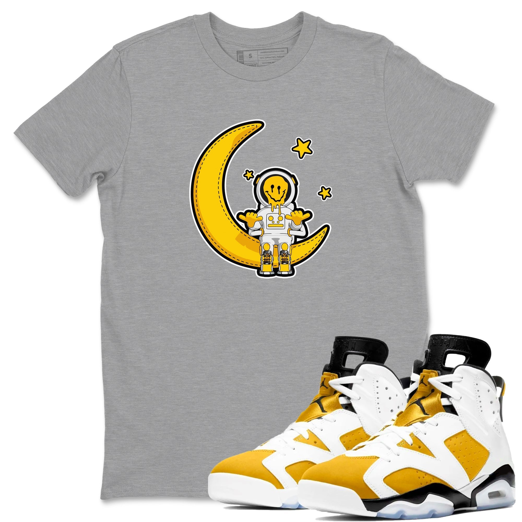 The Astronaut snkmatch Tee - Air Jordan 6 Yellow Ochre