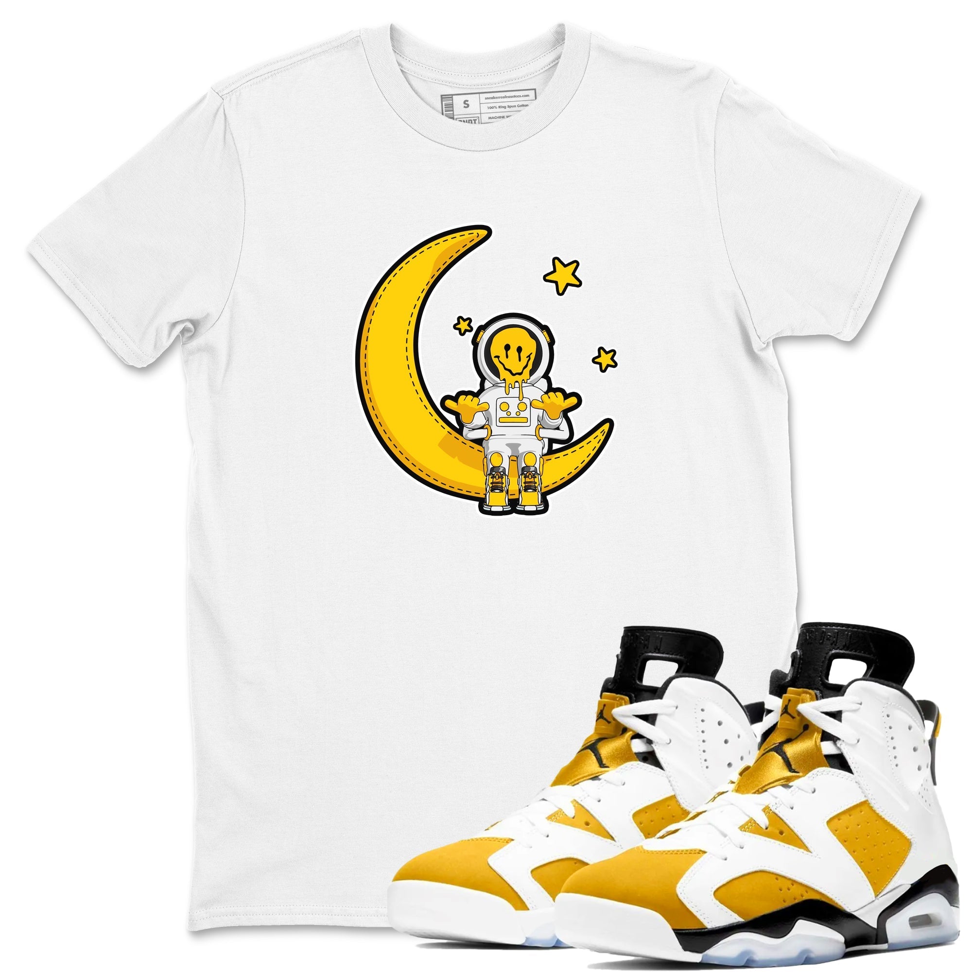 The Astronaut snkmatch Tee - Air Jordan 6 Yellow Ochre