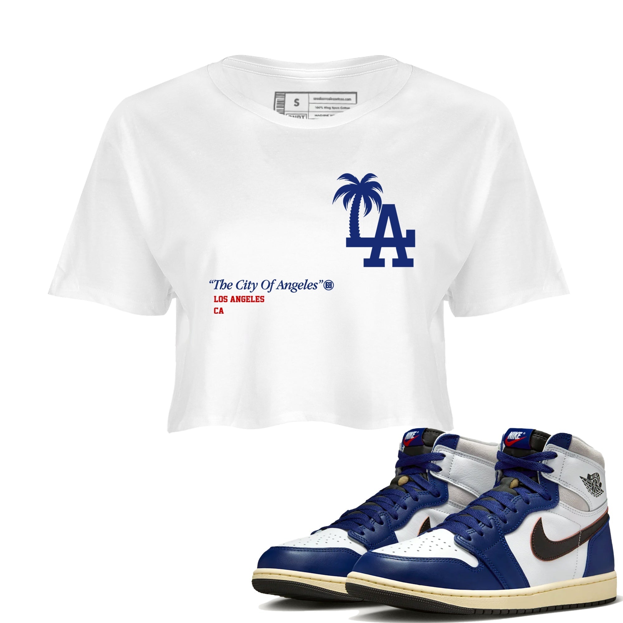 The City Of Angeles snkmatch Women's Top - Air Jordan 1 Rare Air