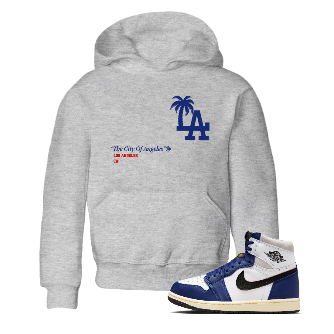 The City Of Angeles snkmatch Tees Kids - Air Jordan 1 Rare Air