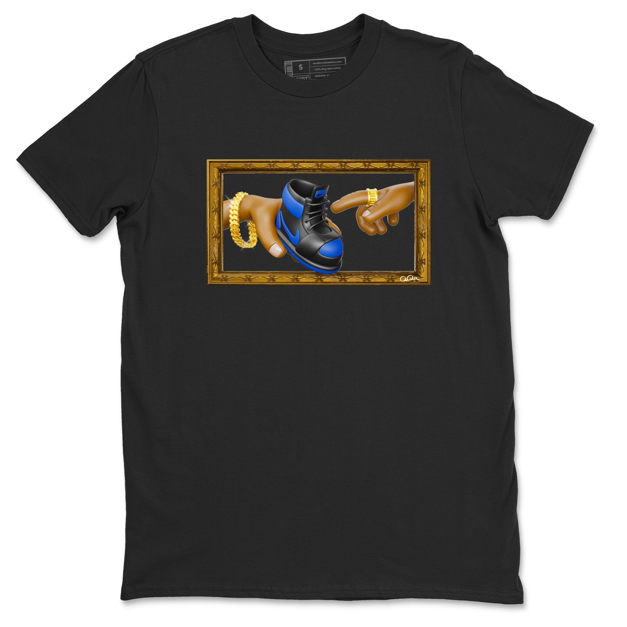 The Creation of Adam snkmatch Tee - Air Jordan 1 Royal Reimagined
