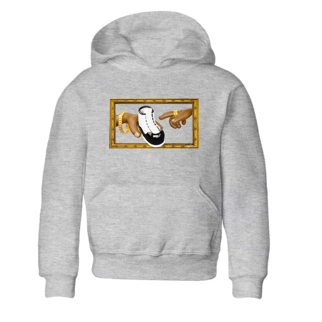 The Creation Of Adam snkmatch Tee Kids - Air Jordan 11 Gratitude