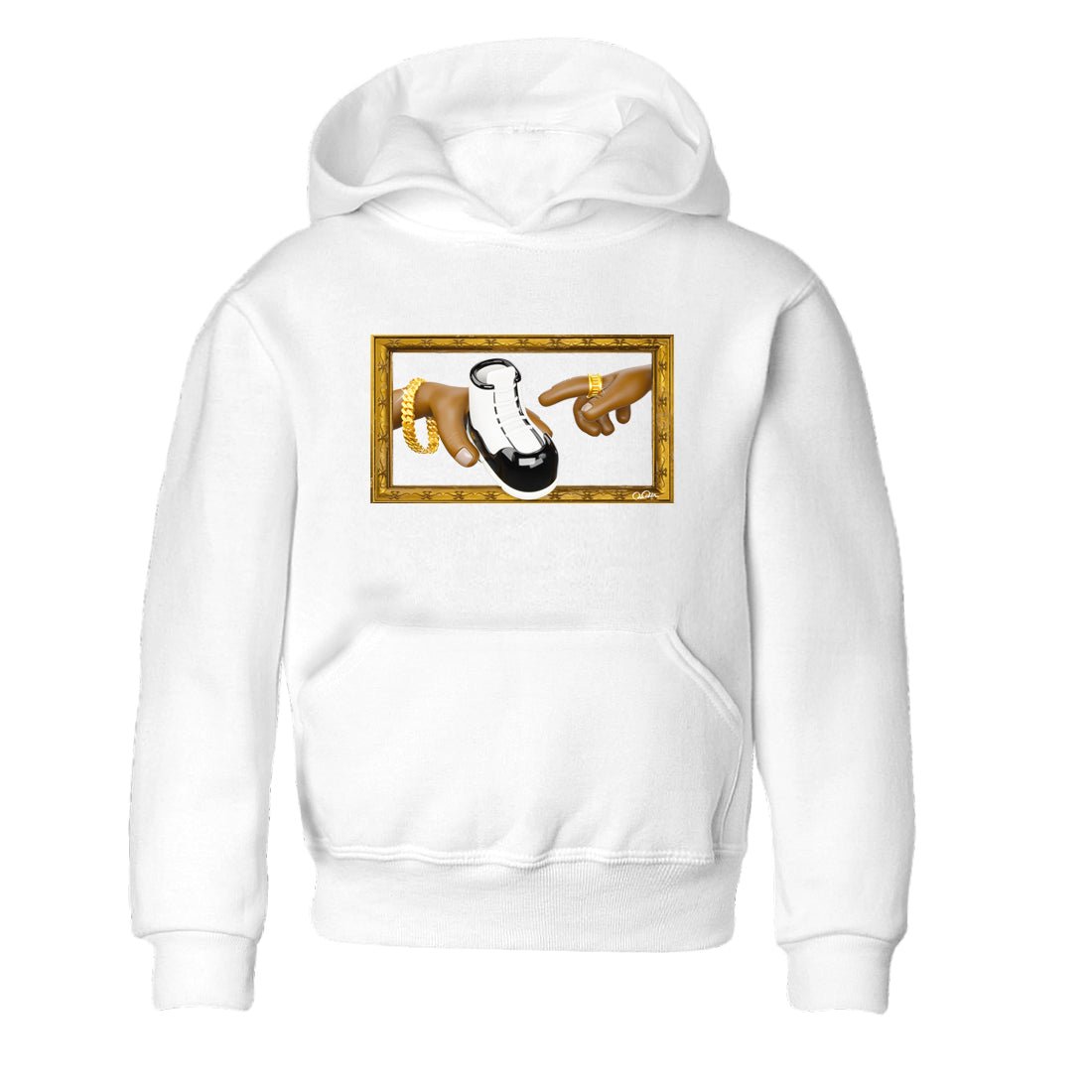The Creation Of Adam snkmatch Tee Kids - Air Jordan 11 Gratitude