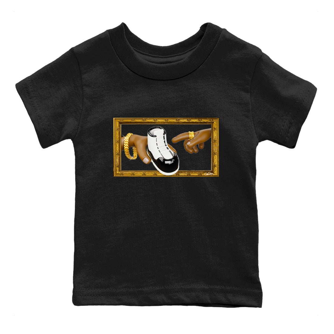 The Creation Of Adam snkmatch Tee Kids - Air Jordan 11 Gratitude