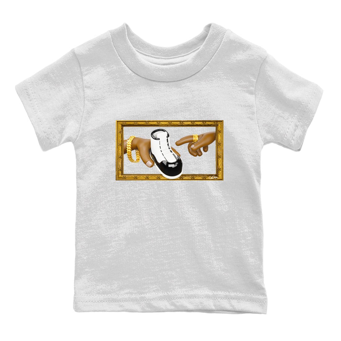 The Creation Of Adam snkmatch Tee Kids - Air Jordan 11 Gratitude
