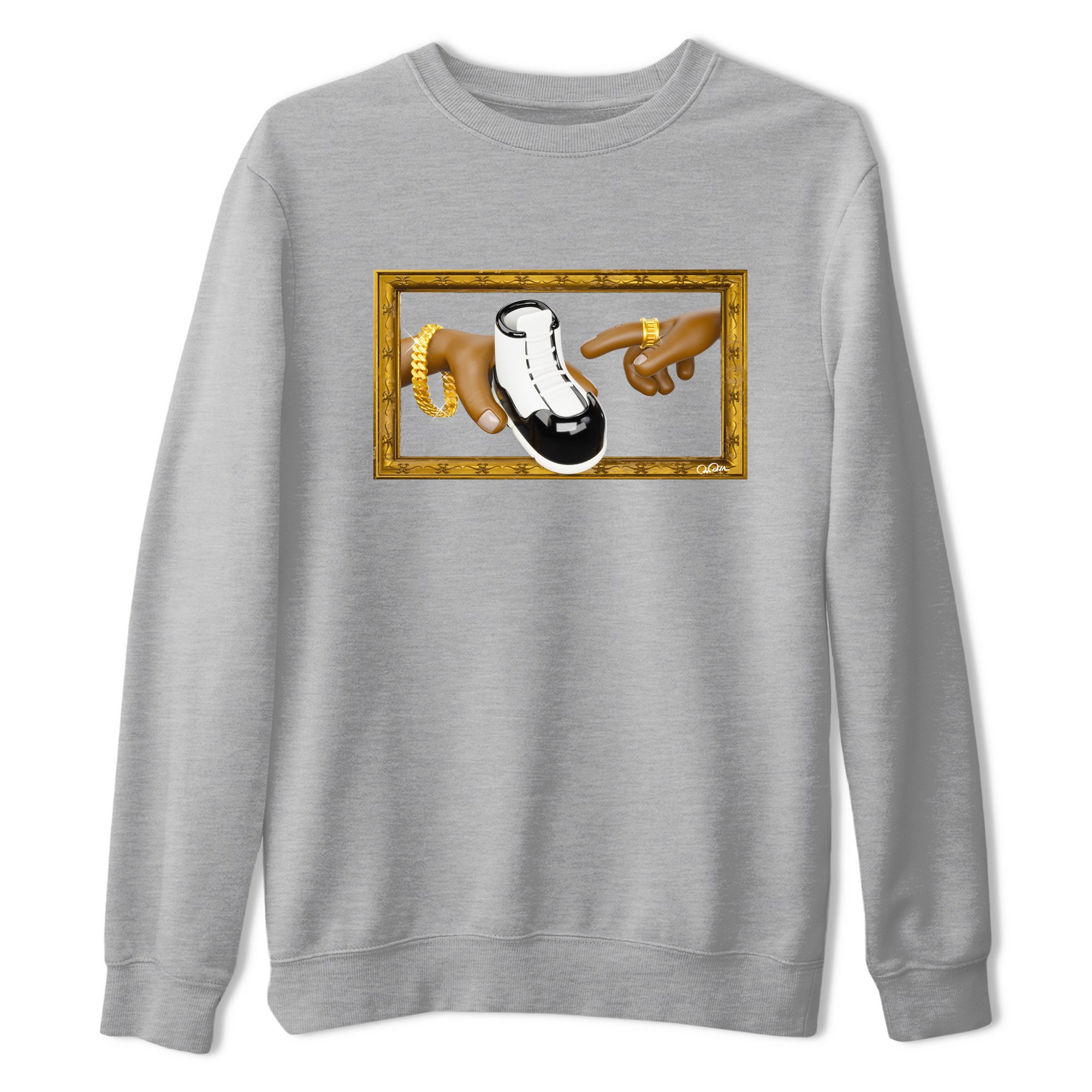 The Creation Of Adam snkmatch Tee - Air Jordan 11 Gratitude