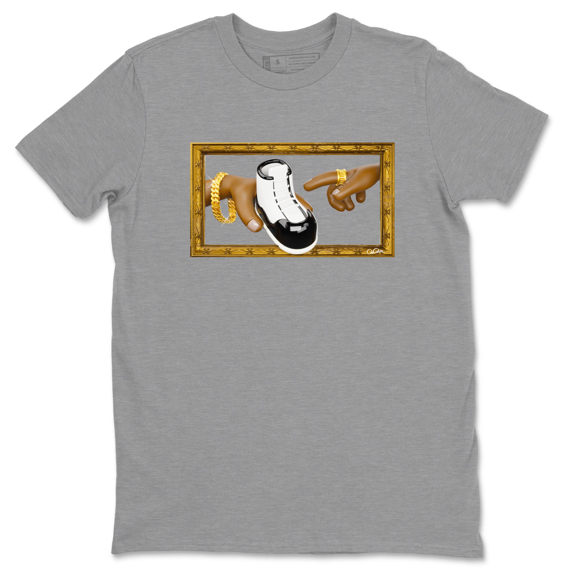 The Creation Of Adam snkmatch Tee - Air Jordan 11 Gratitude