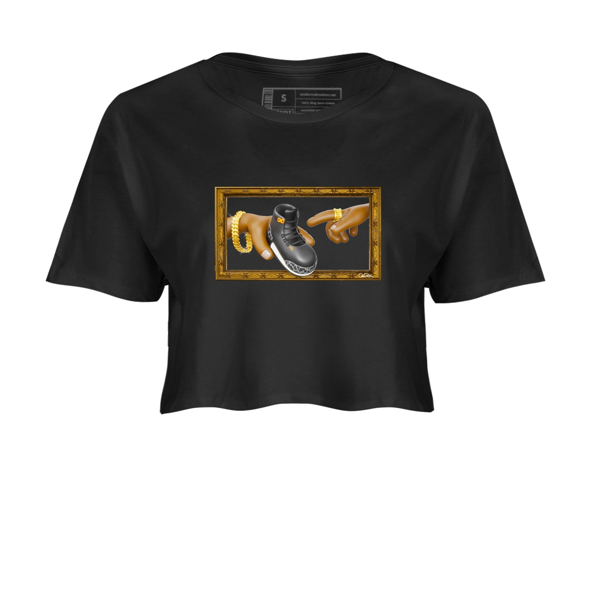 The Creation of Adam snkmatch Women's Top - Air Jordan 3 Fear