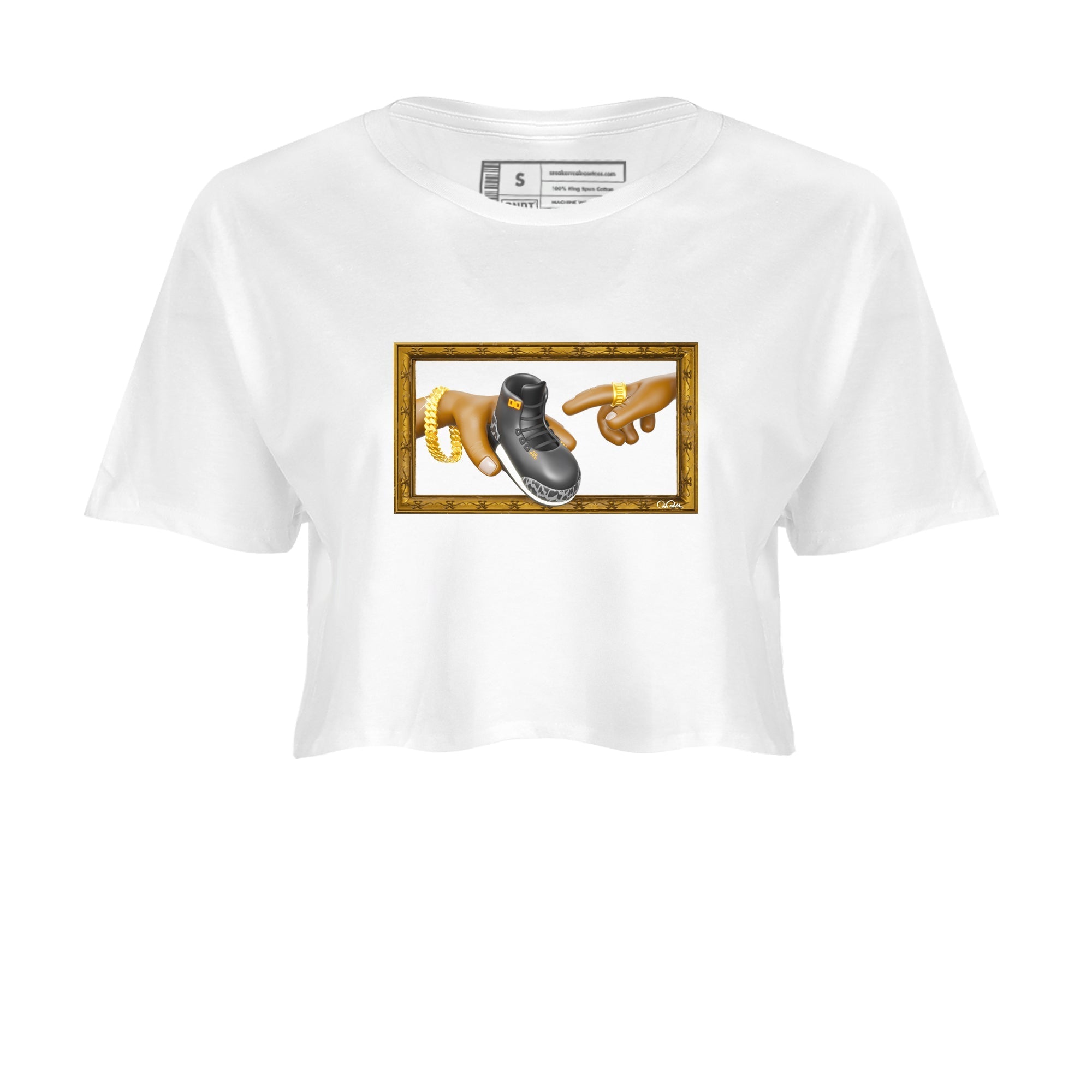 The Creation of Adam snkmatch Women's Top - Air Jordan 3 Fear