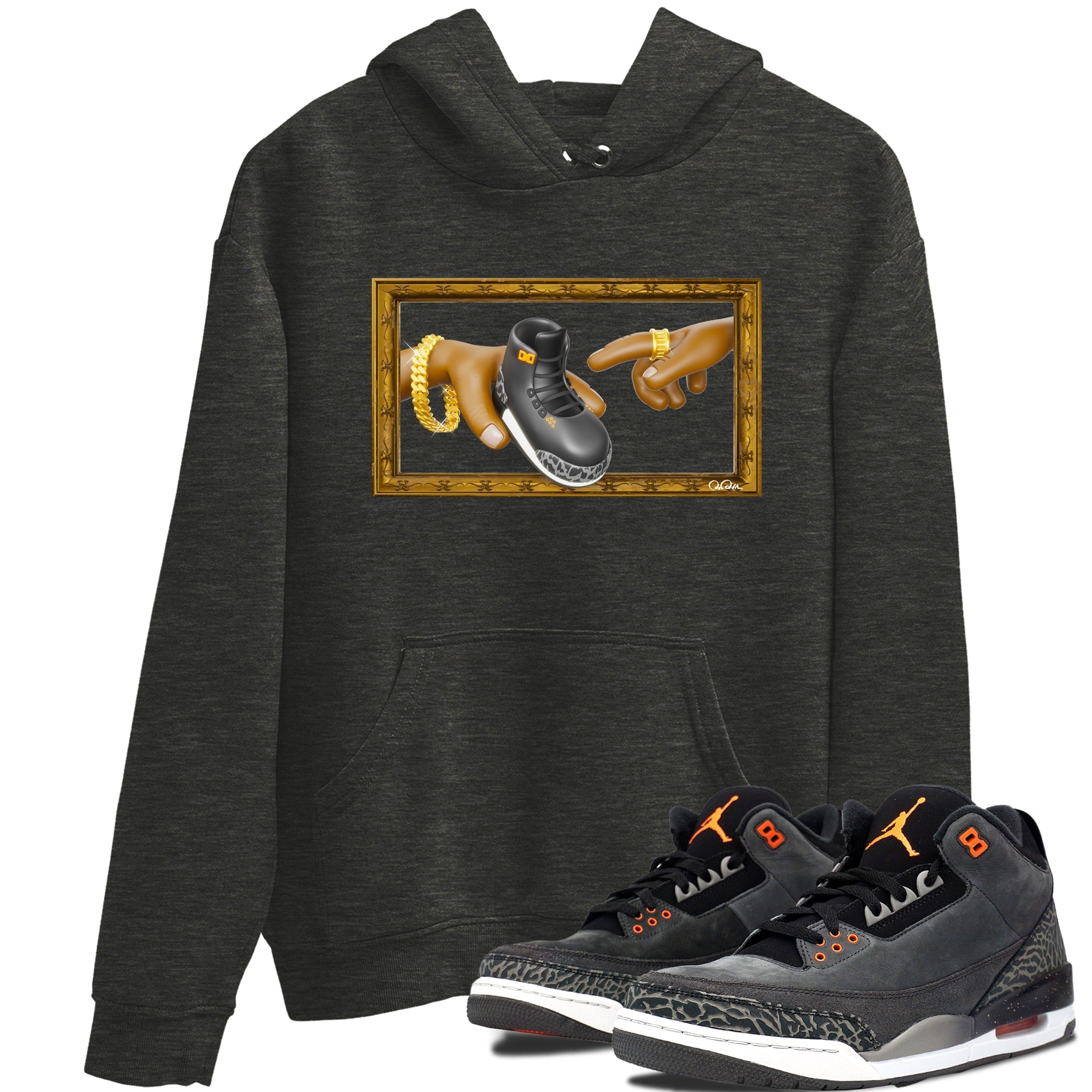 The Creation of Adam snkmatch Tee - Air Jordan 3 Fear