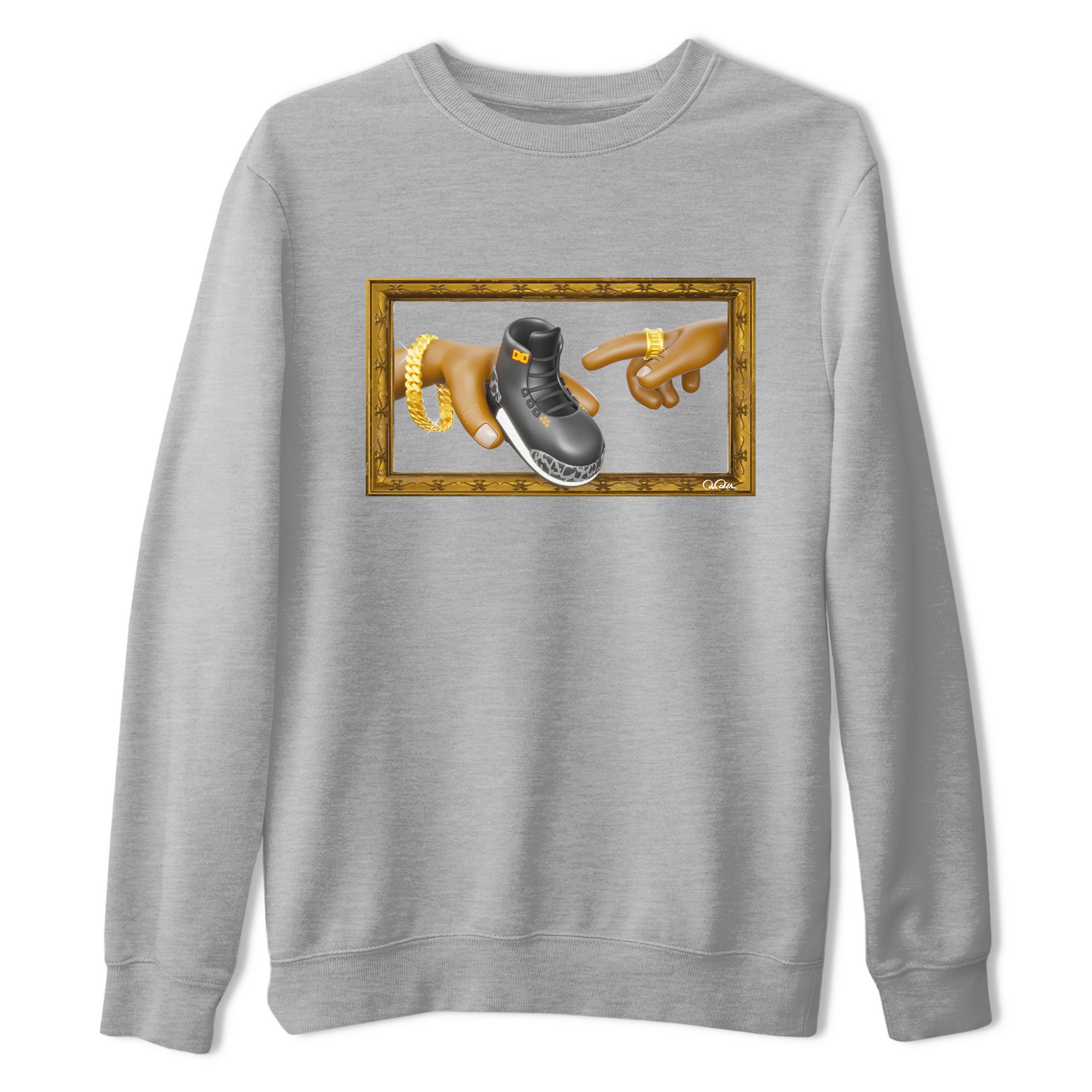 The Creation of Adam snkmatch Tee - Air Jordan 3 Fear