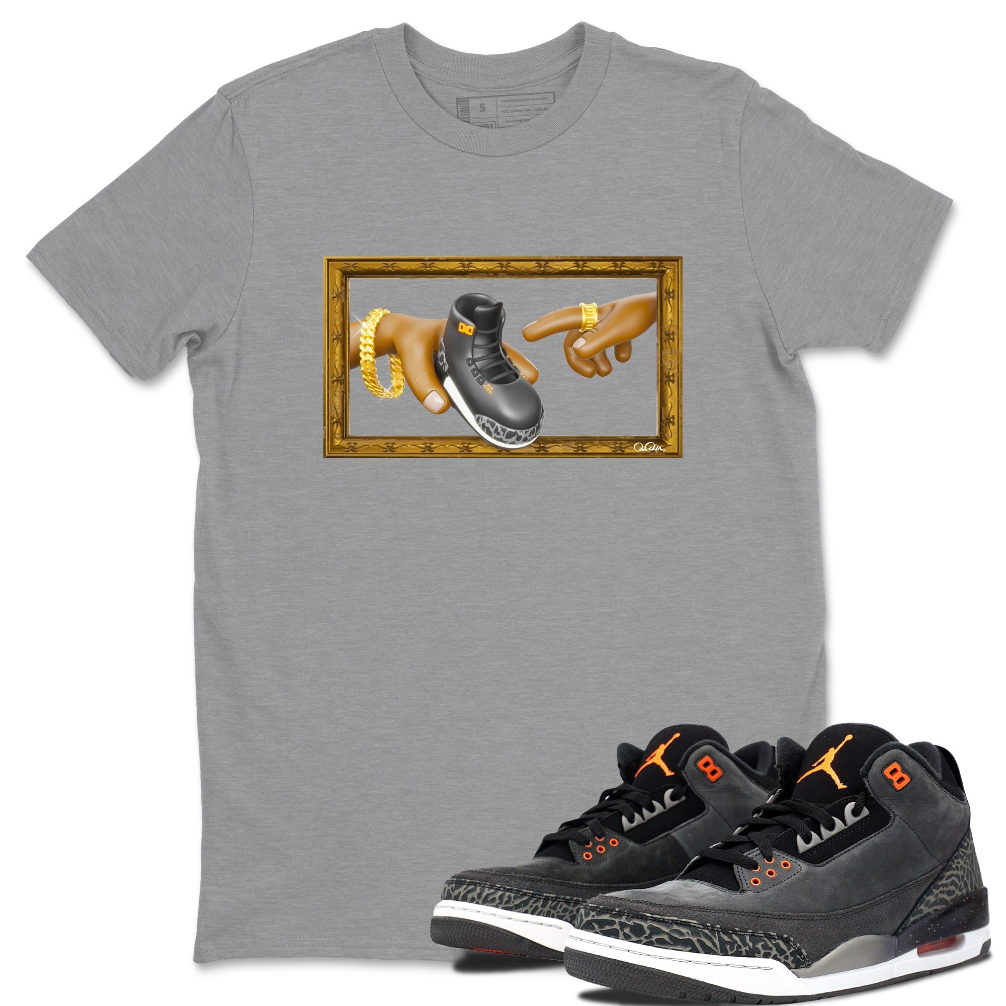 The Creation of Adam snkmatch Tee - Air Jordan 3 Fear