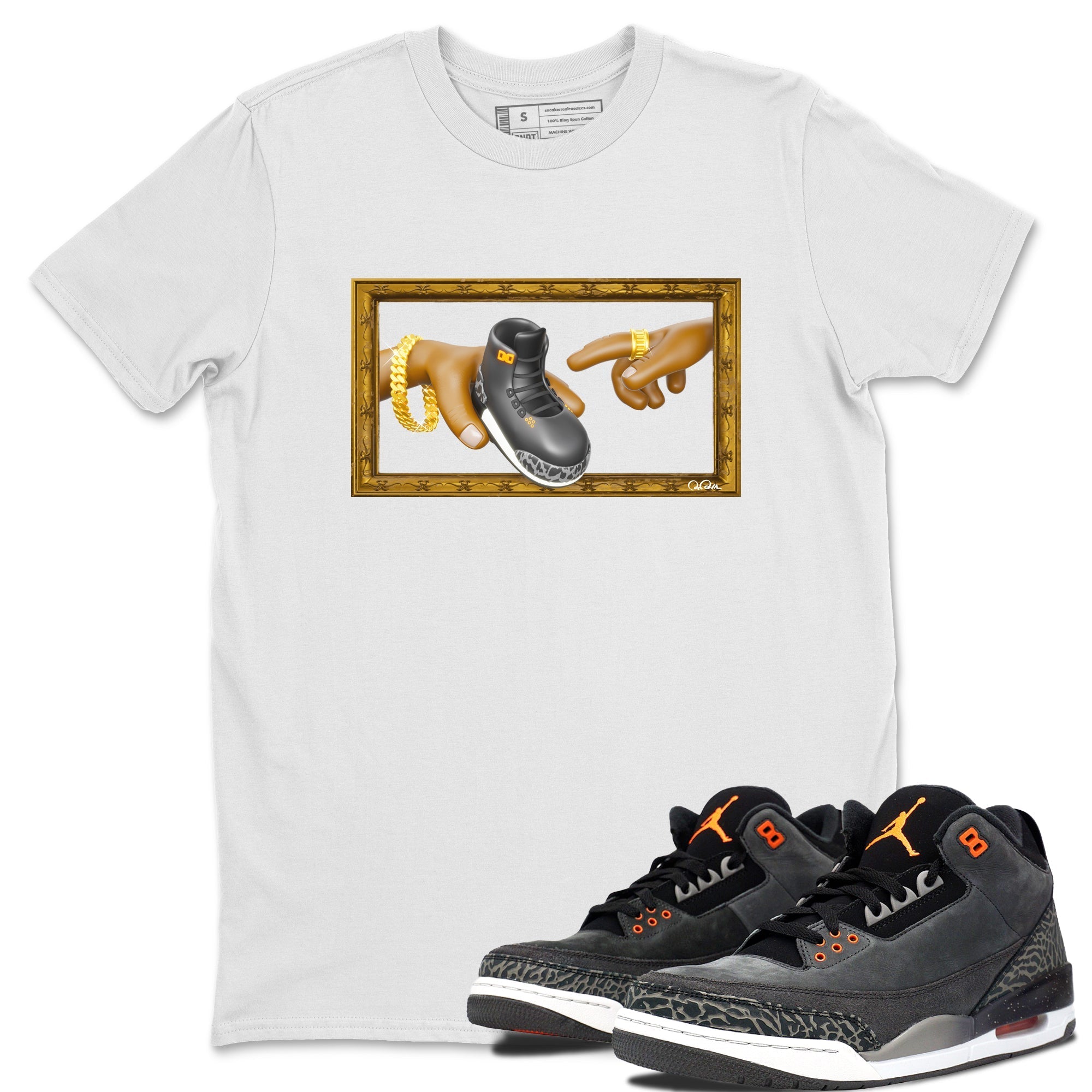 The Creation of Adam snkmatch Tee - Air Jordan 3 Fear