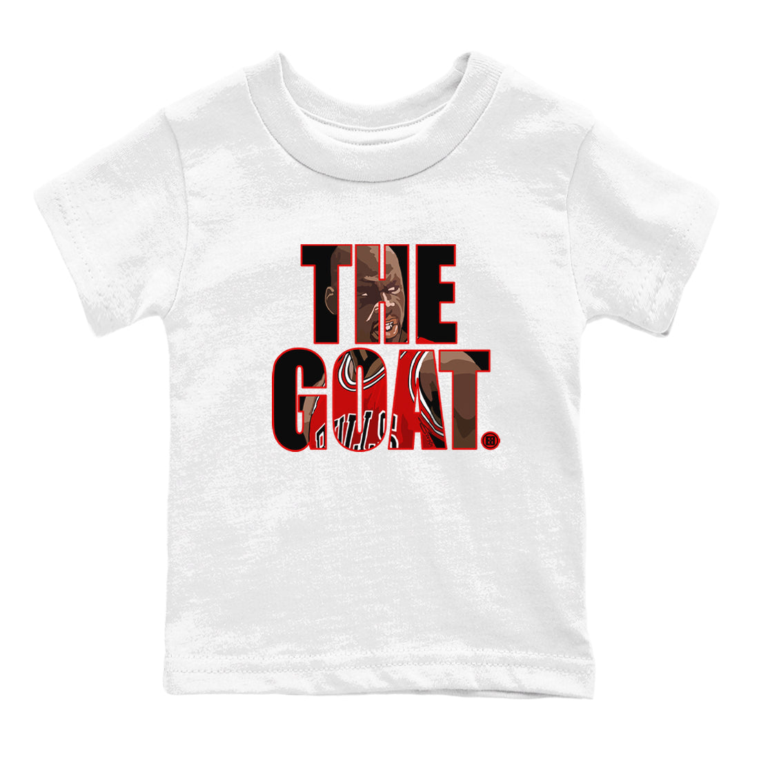 The Goat snkmatch Tees Kids - Air Jordan 1 Black Toe Reimagined