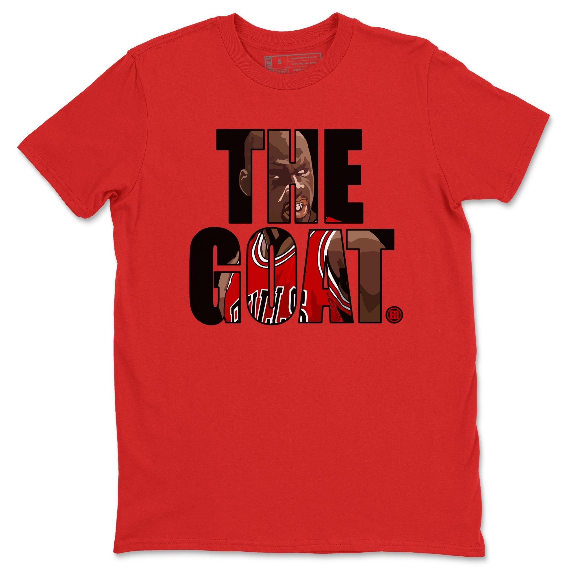 The Goat snkmatch Tees - Air Jordan 1 Black Toe Reimagined