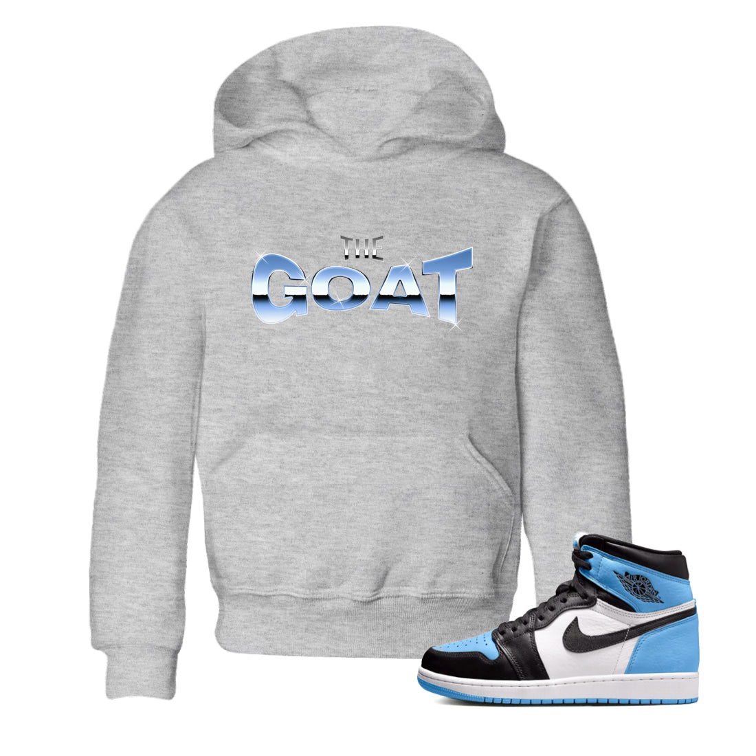 The GOAT Kids Tops - Air Jordan 1 UNC Toe