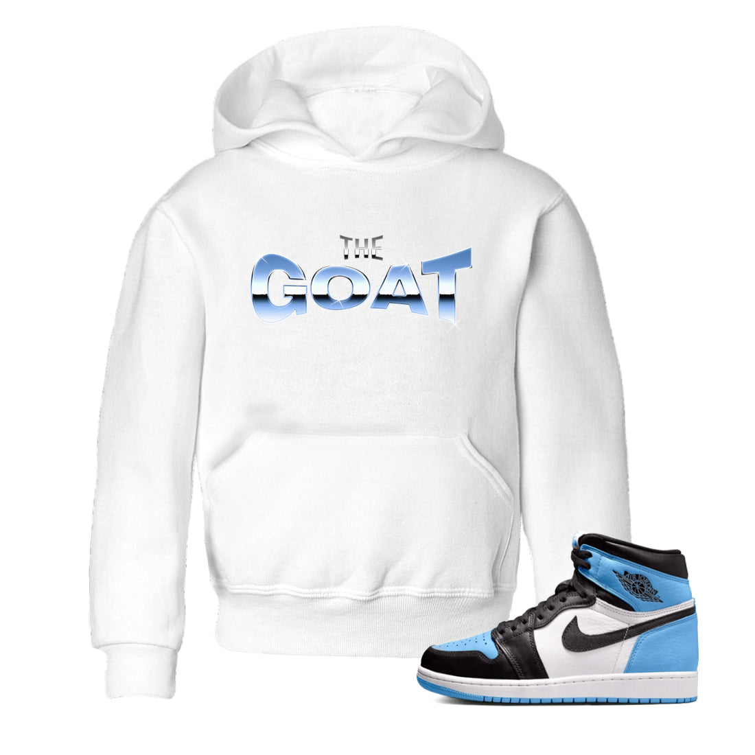 The GOAT Kids Tops - Air Jordan 1 UNC Toe
