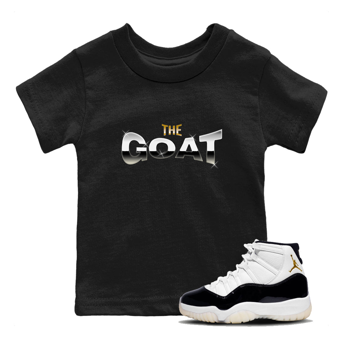 The Goat snkmatch Tee Kids - Air Jordan 11 Gratitude
