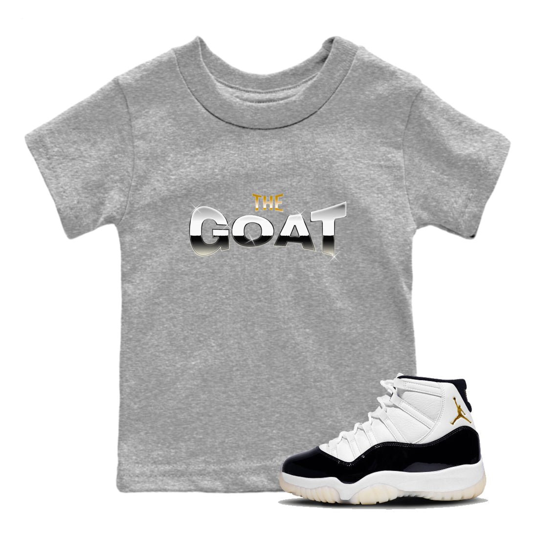 The Goat snkmatch Tee Kids - Air Jordan 11 Gratitude