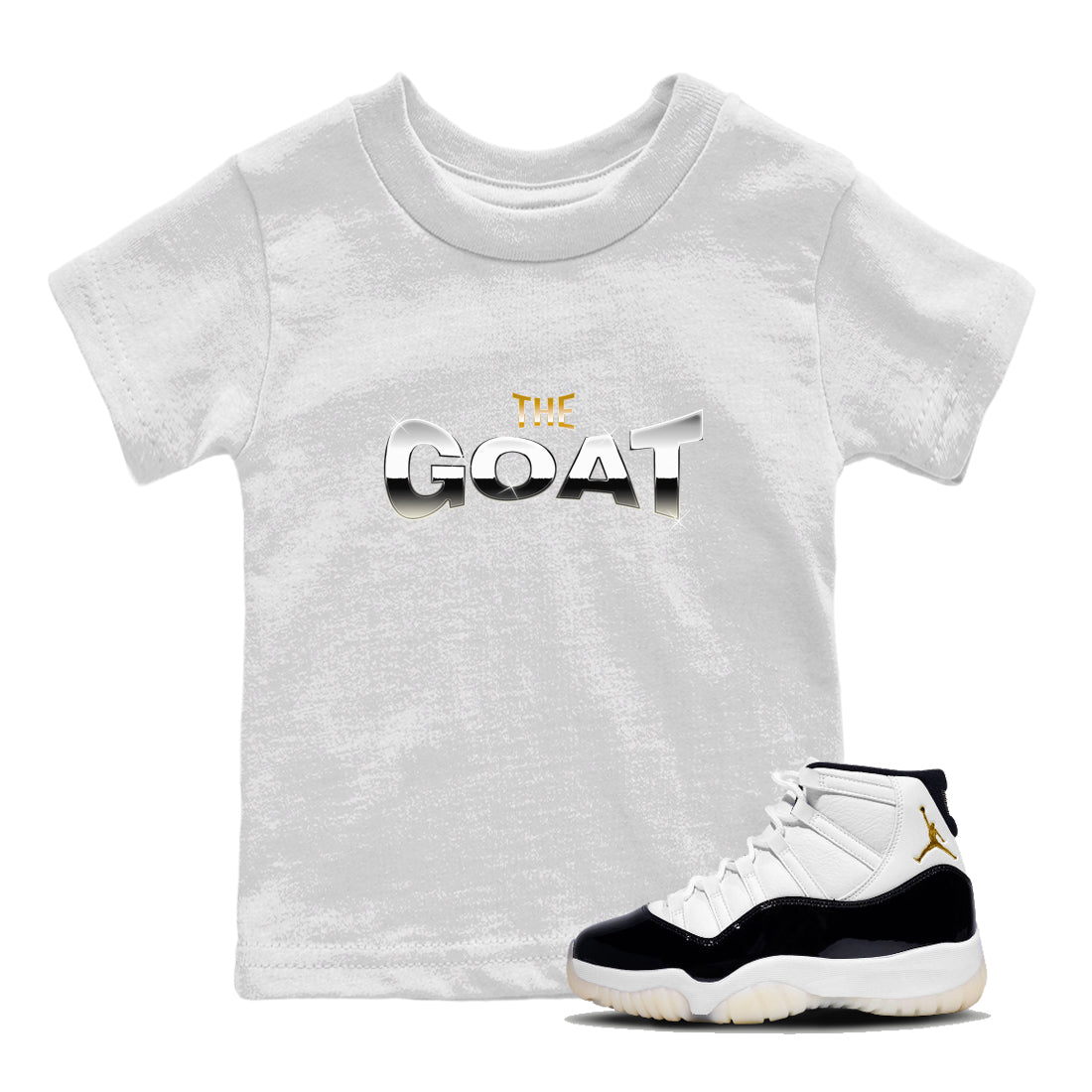 The Goat snkmatch Tee Kids - Air Jordan 11 Gratitude