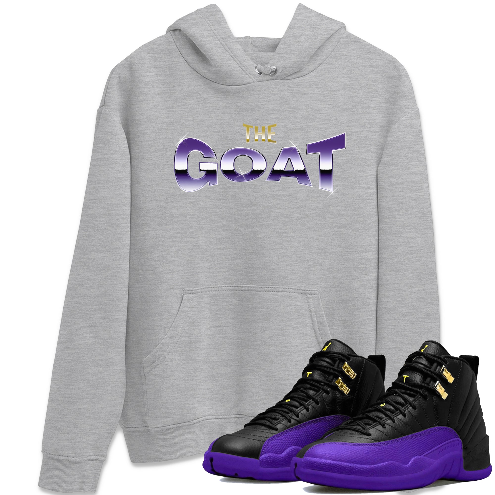 The Goat Unisex Tops - Air Jordan 12 Field Purple