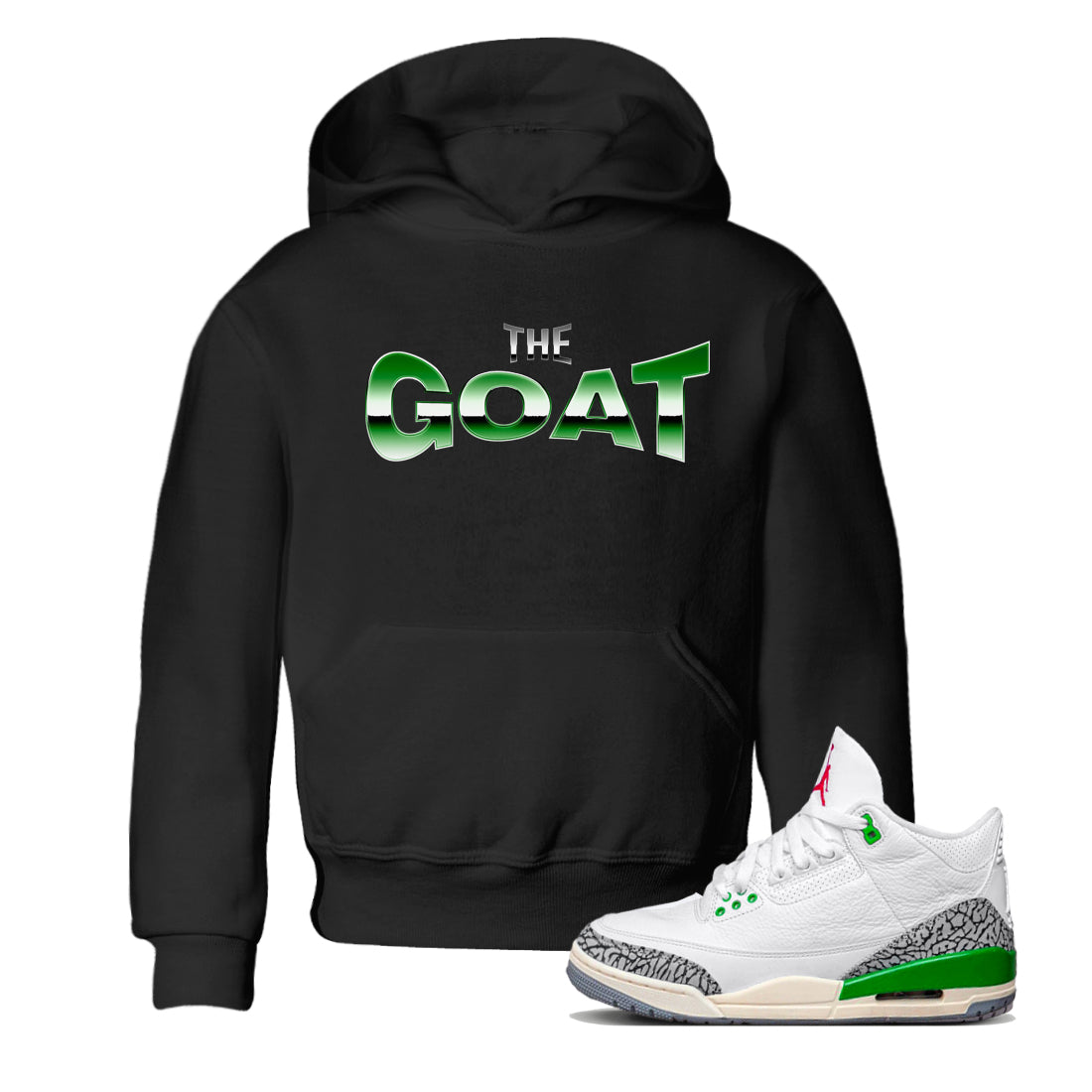 The GOAT Kids Tops - Air Jordan 3 Lucky Green