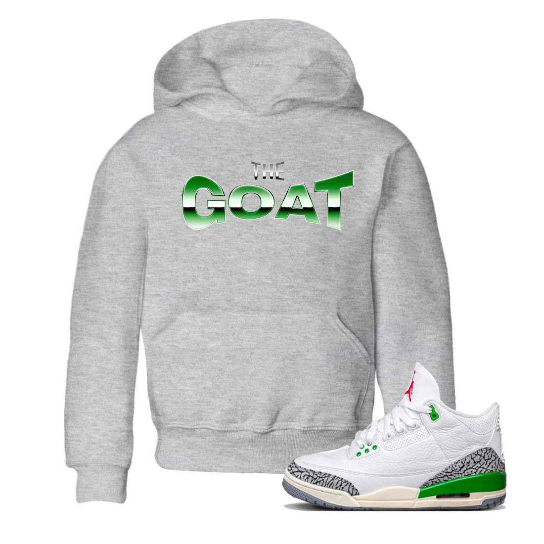 The GOAT Kids Tops - Air Jordan 3 Lucky Green