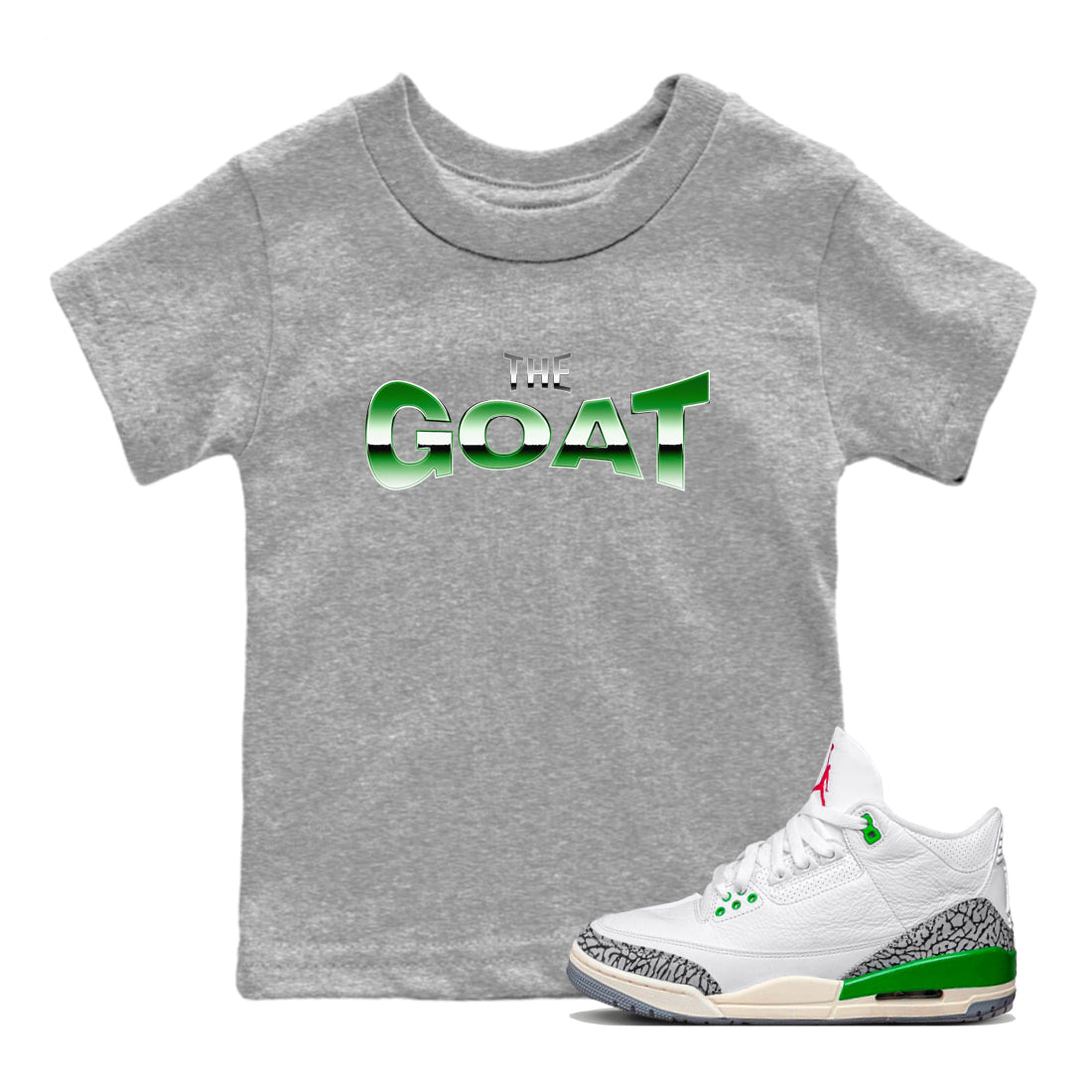 The GOAT Kids Tops - Air Jordan 3 Lucky Green