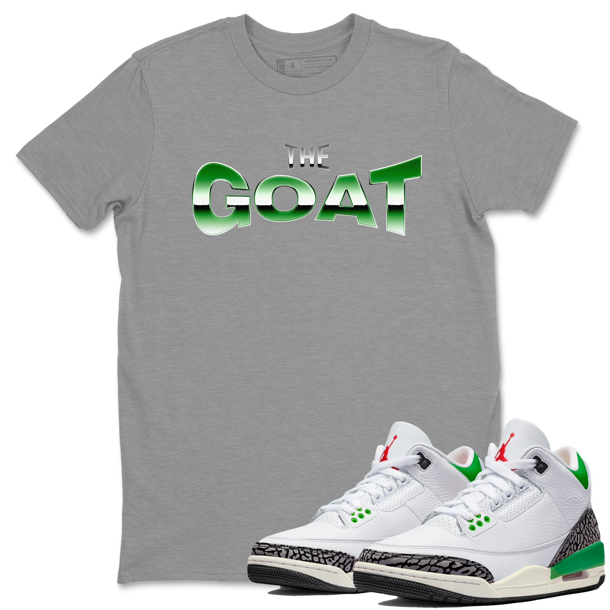 The GOAT Unisex Tops - Air Jordan 3 Lucky Green
