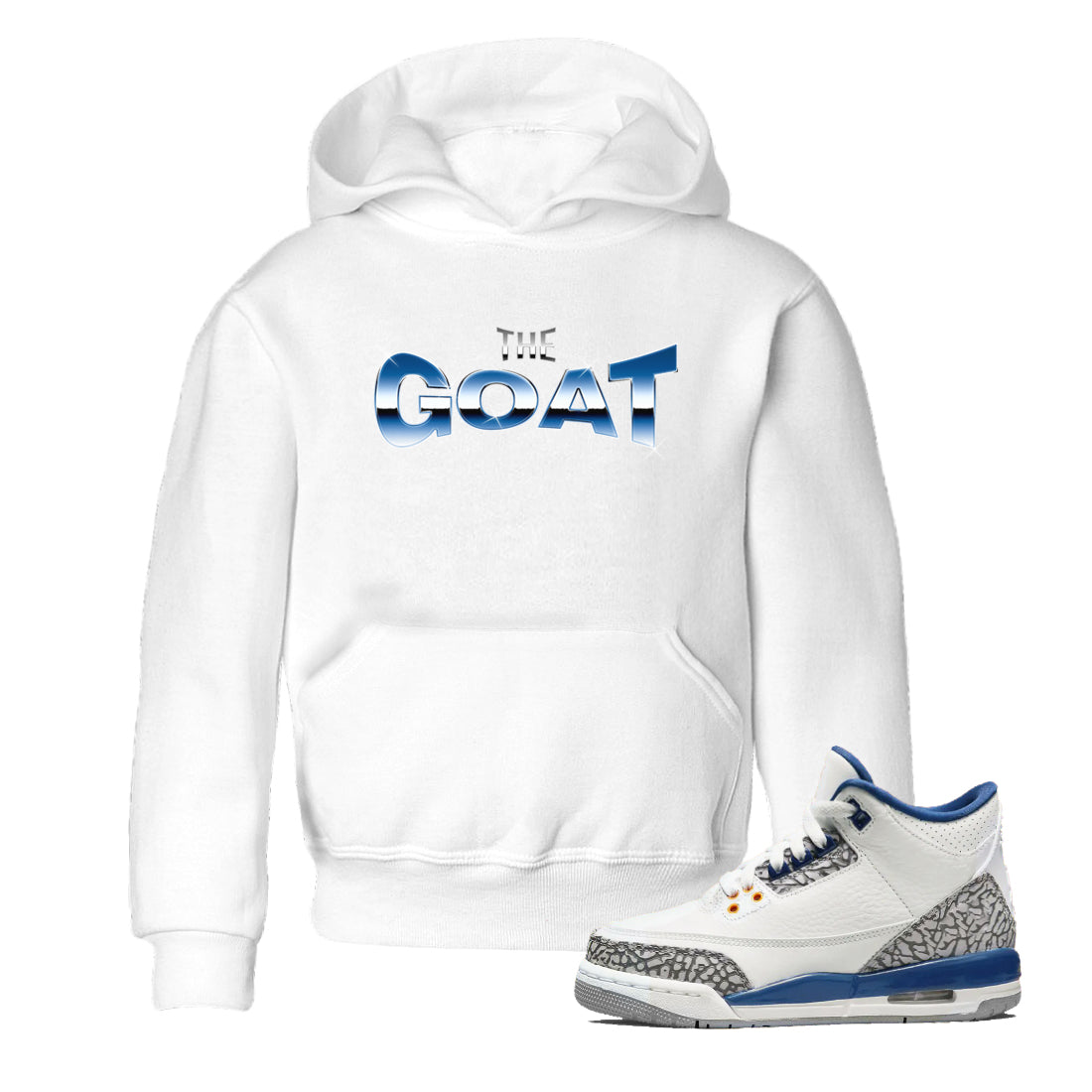 The Goat Kids Tops - Air Jordan 3 Wizards