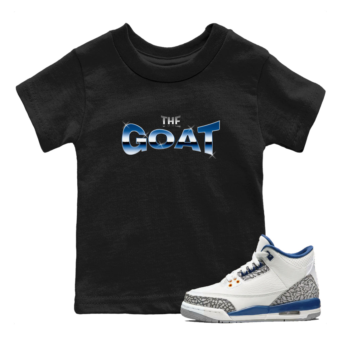 The Goat Kids Tops - Air Jordan 3 Wizards
