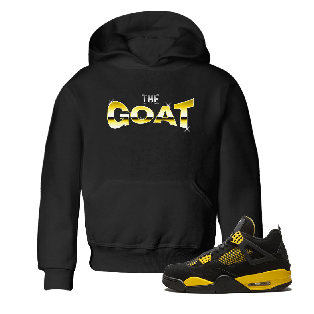 The Goat Kids Tops - Air Jordan 4 Thunder