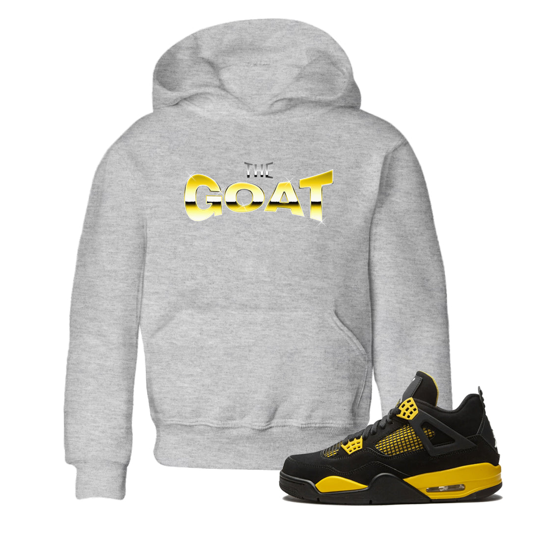 The Goat Kids Tops - Air Jordan 4 Thunder